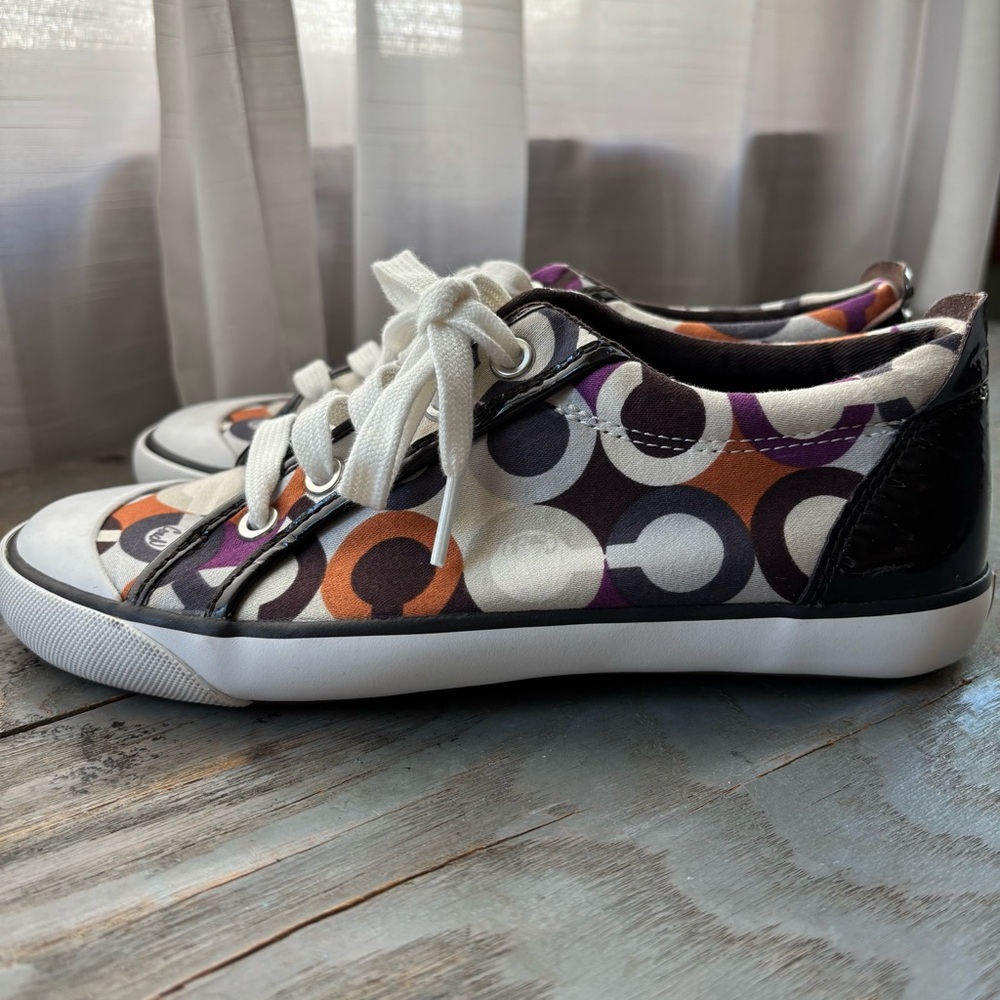 LIKE NEW Coach Barrett sneakers multi color | size 6